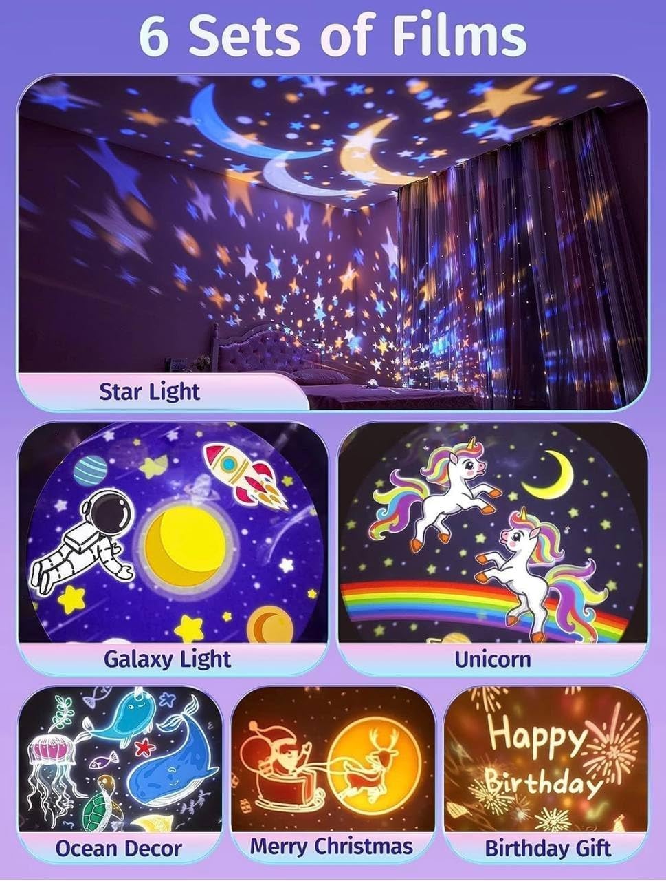 Vivenza Starry Sky Projector – Relax, Sleep, Dream